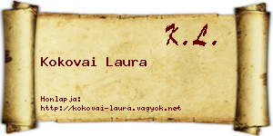 Kokovai Laura névjegykártya